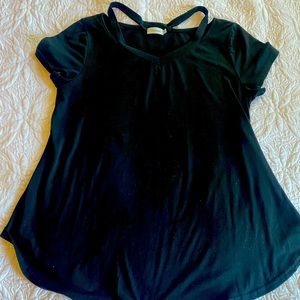 Black Xl maternity top